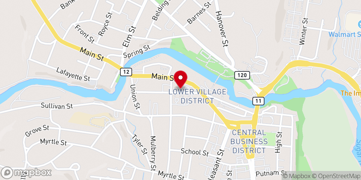 Map showing location of Old St. Mary’s Catholic Church