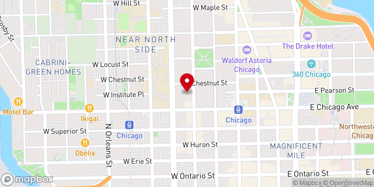 Map showing location of LDS Chapel