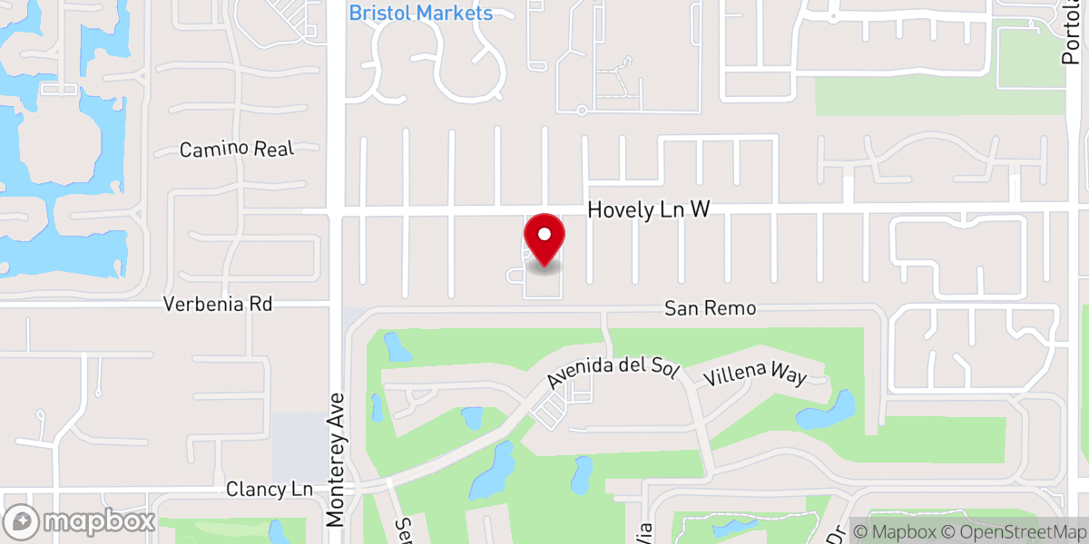 Map showing location of Calvary Chapel Palm Desert
