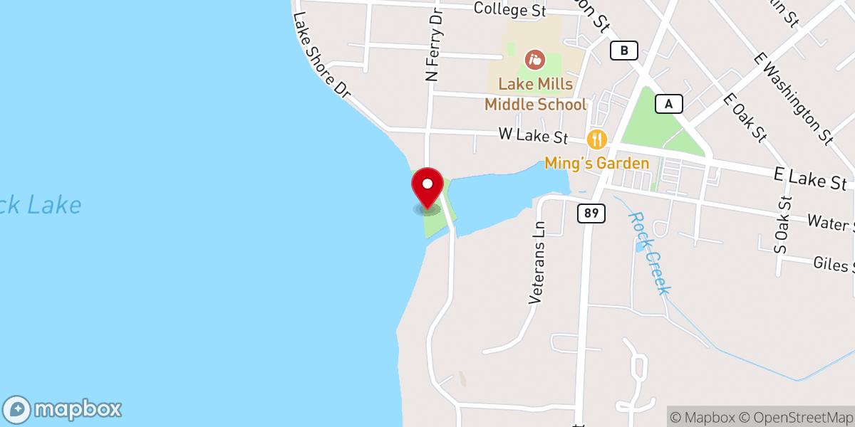 Map showing location of Bartel's Beach