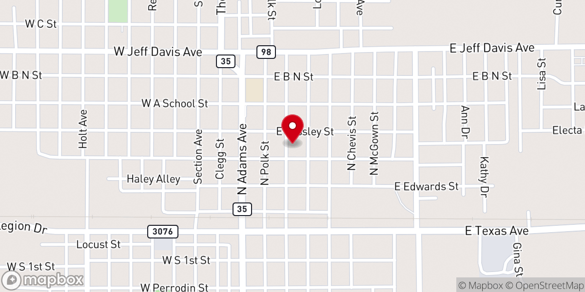 Map showing location of New Wine Ministries Fellowship