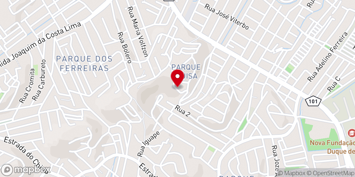 Map showing location of Igreja Católica Nossa Senhora da Glória