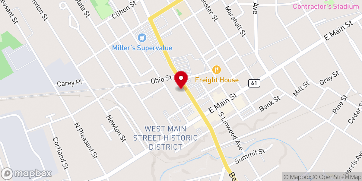 Map showing location of The Salvation Army Norwalk