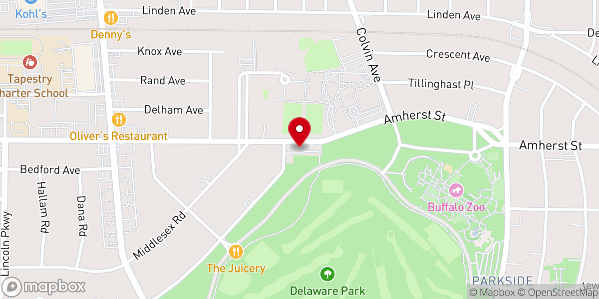Map showing location of St George Orthodox Catholic