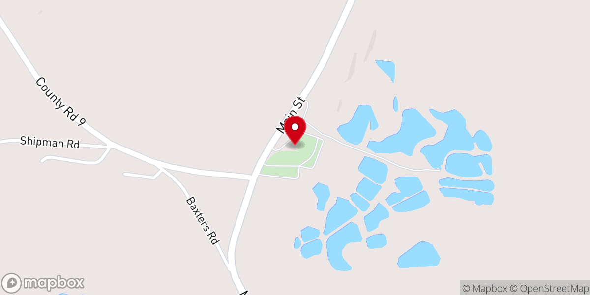 Map showing location of Pea River Presbyterian Church