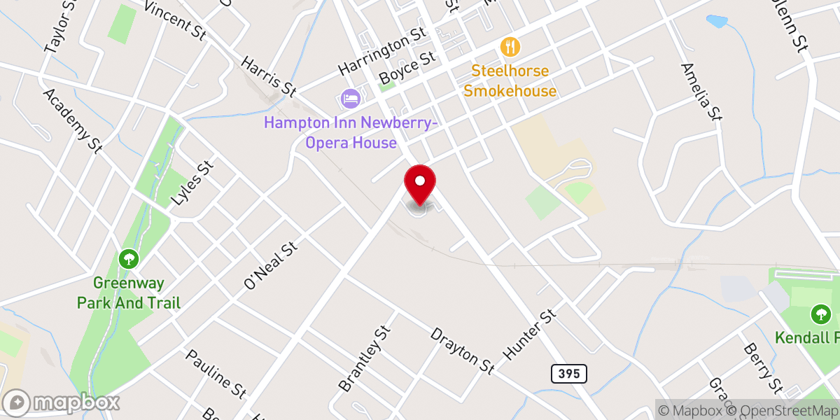 Map showing location of Saint Mark's Catholic Church
