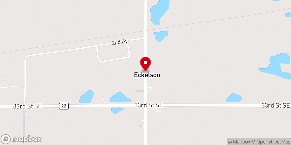 Map showing location of Full Gospel Outreach Inc