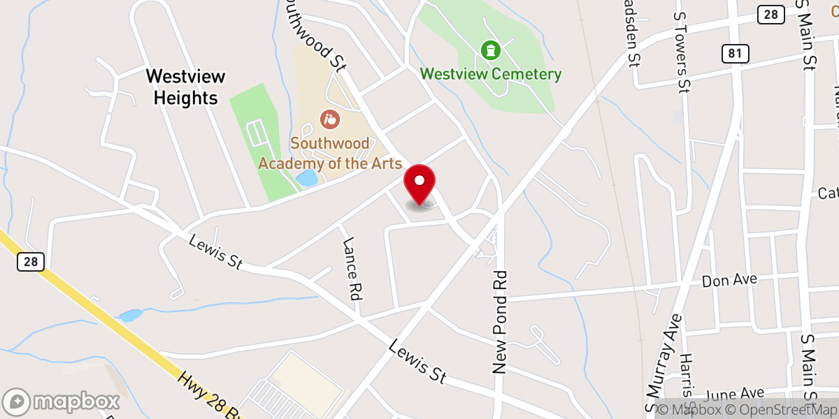 Map showing location of Christian Fellowship Outreach