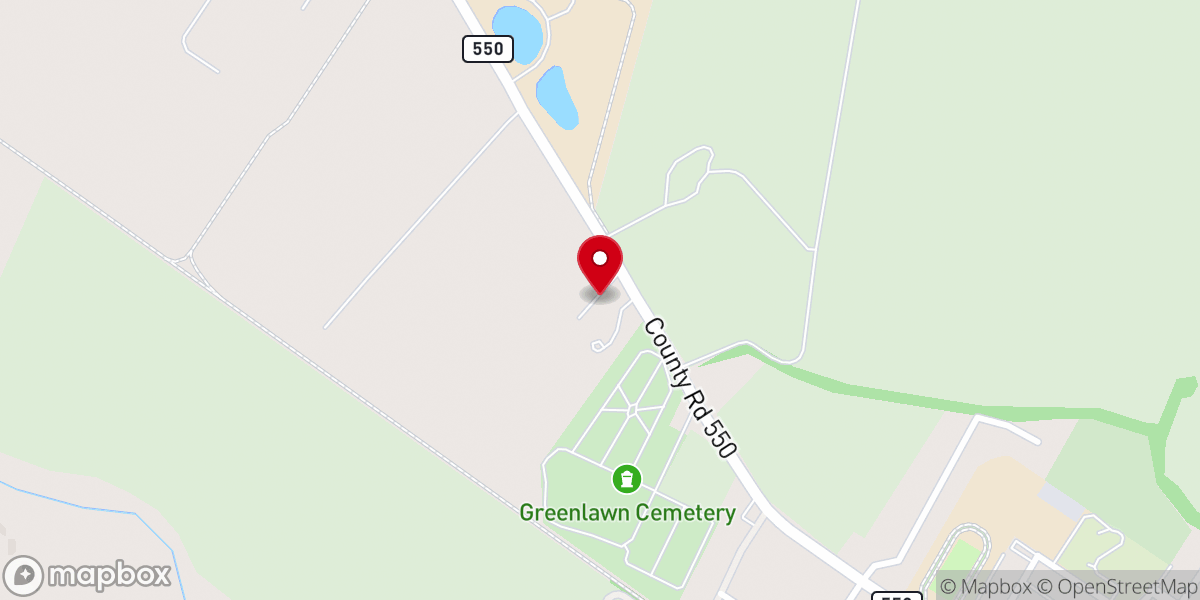 Map showing location of Frankfort Church of Christ