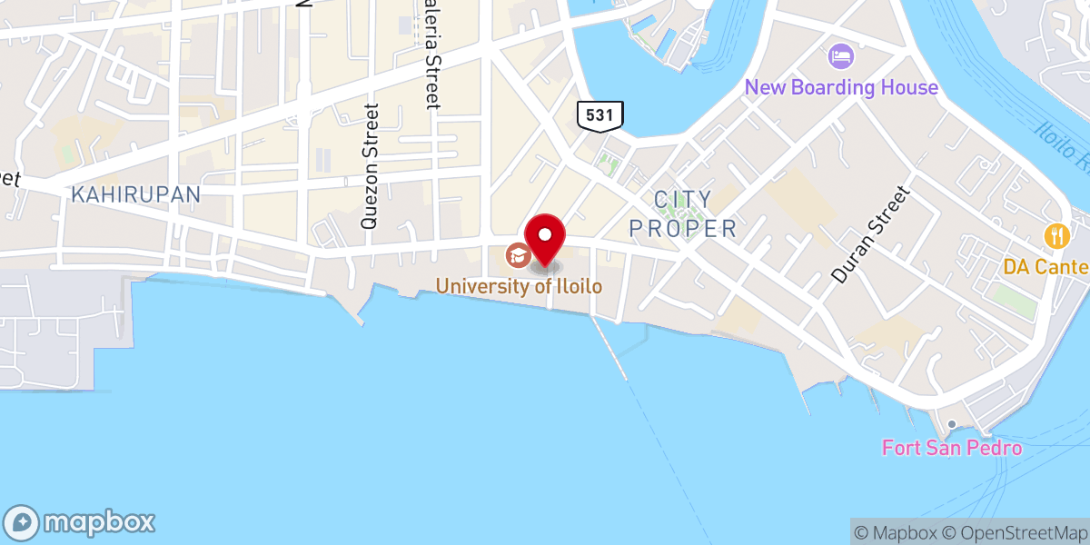 Map showing location of Santa Maria Parish - Iloilo (怡朗中華聖母堂)
