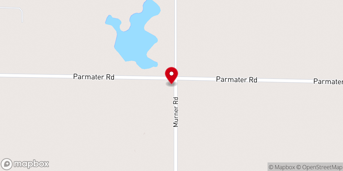 Map showing location of Gaylord Church
