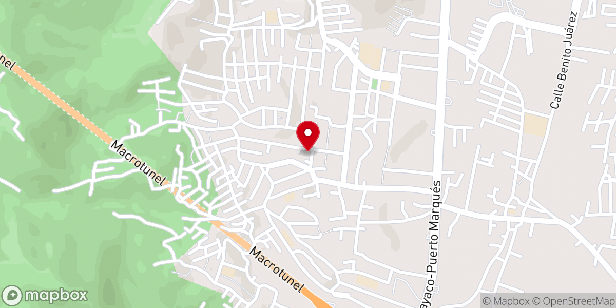 Map showing location of Iglesia pentecostal unida de México