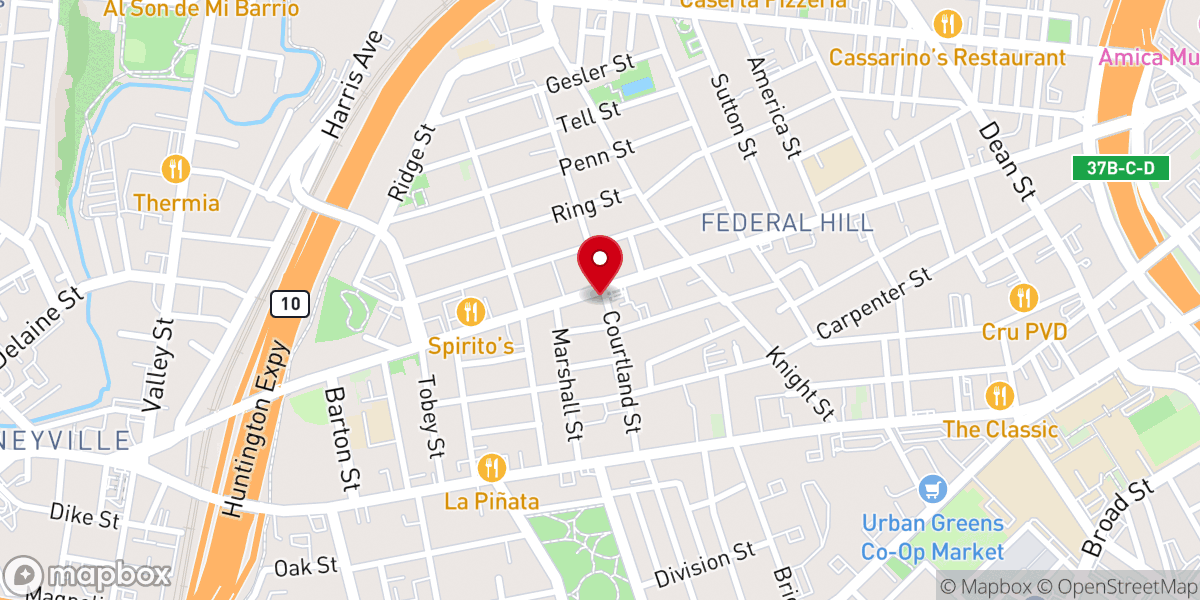 Map showing location of Sts. Vartanantz Armenian Apostolic Oriental Orthodox Church