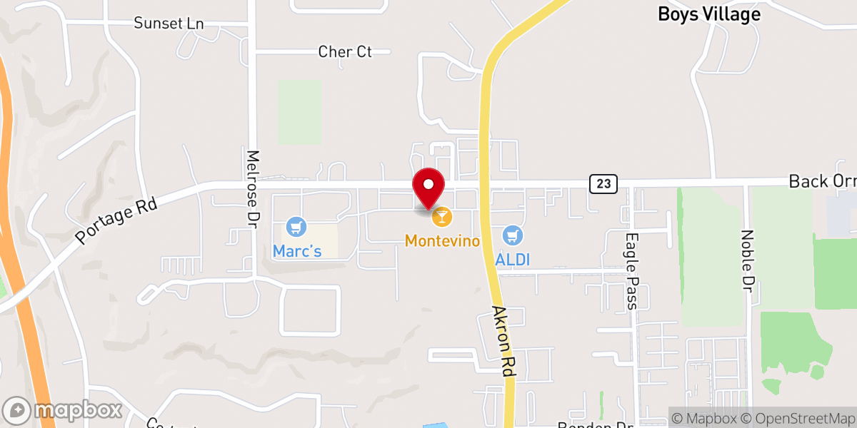 Map showing location of gateway church wooster ohio