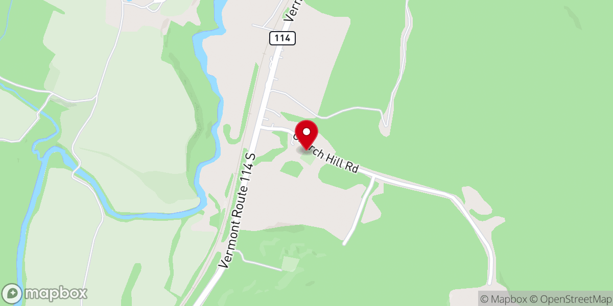 Map showing location of Saint Bernards Church