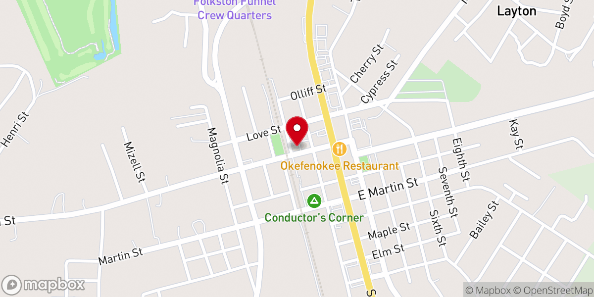 Map showing location of United States Postal Service
