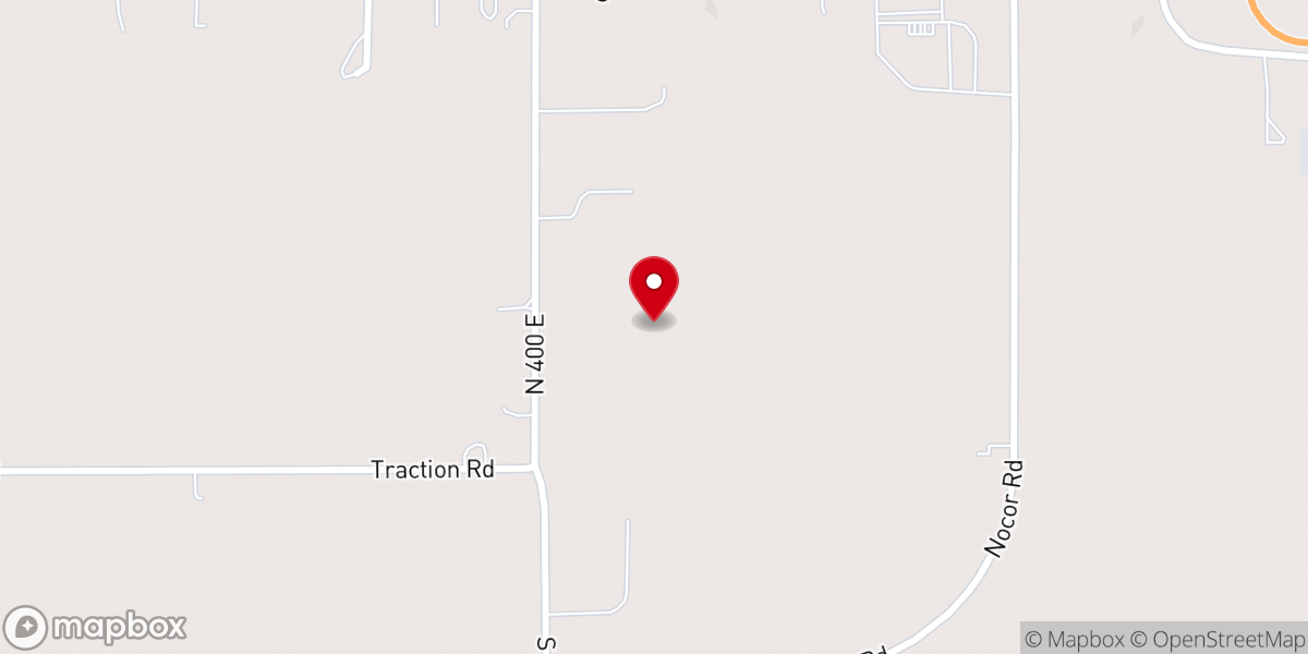 Map showing location of church alive crawfordsville indiana