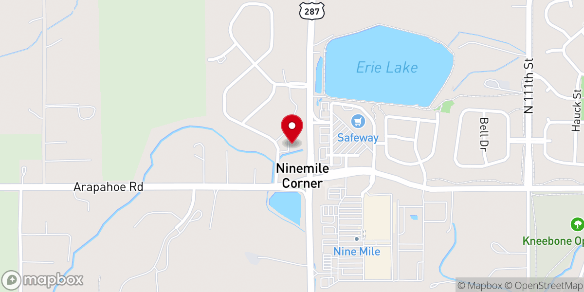 Map showing location of Cairn Christian Church