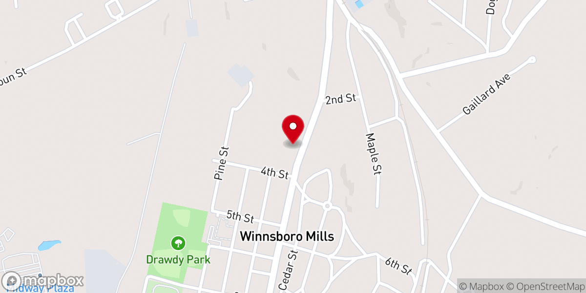 Map showing location of Redemption Church of God