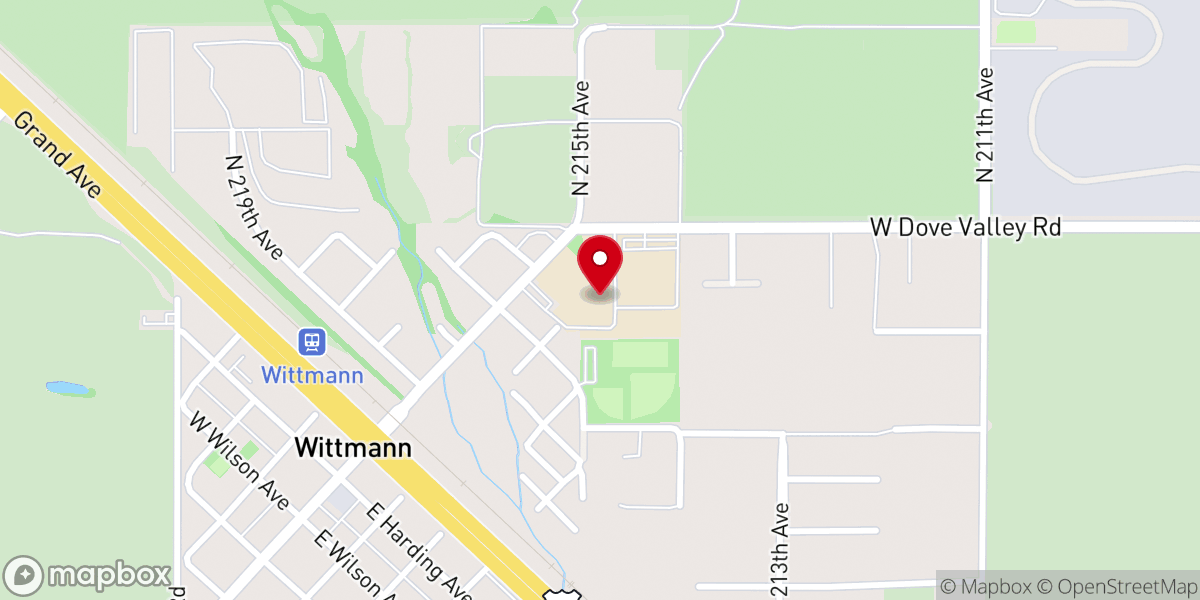 Map showing location of Mosaic Life Church