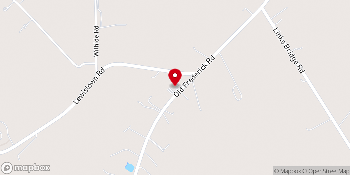 Map showing location of Grace Bible Church