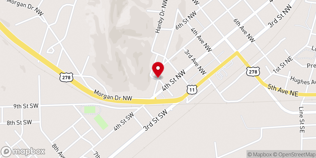 Map showing location of Lester Street Church-God In Attll