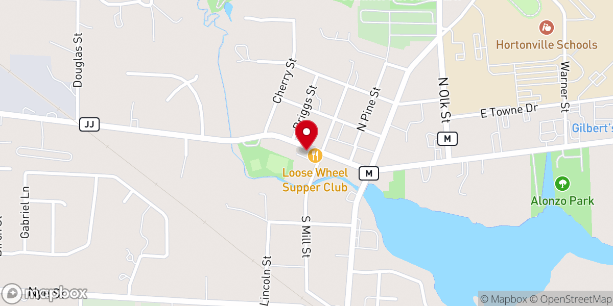 Map showing location of Alliance Church - Hortonville