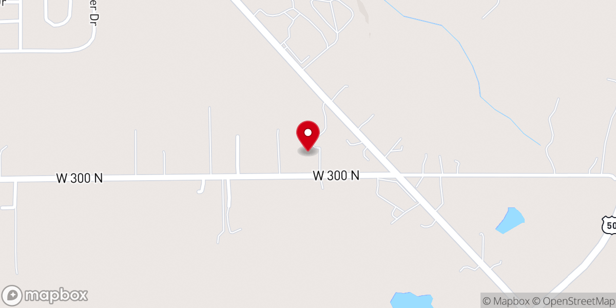 Map showing location of Bible Baptist Church