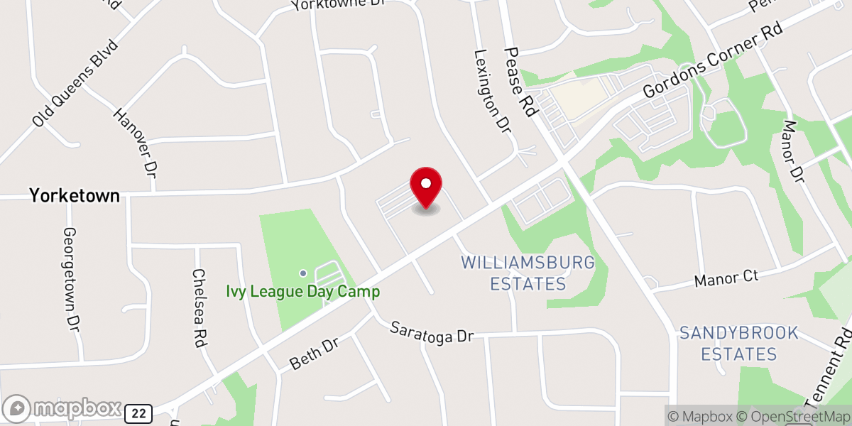 Map showing location of St. Thomas More Roman Catholic Church