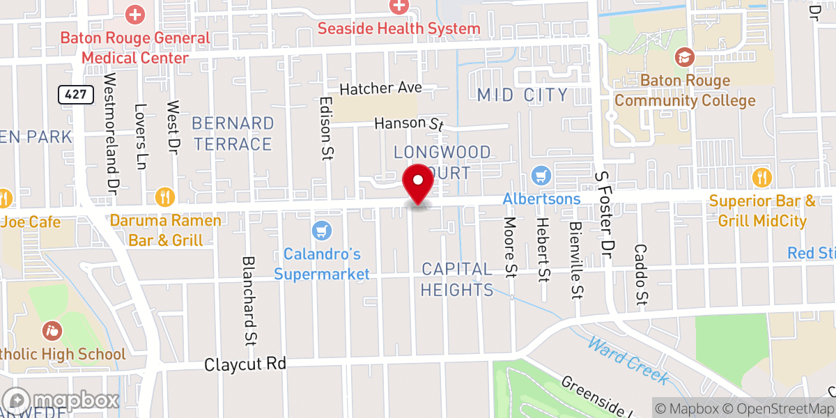 Map showing location of Parish Pets