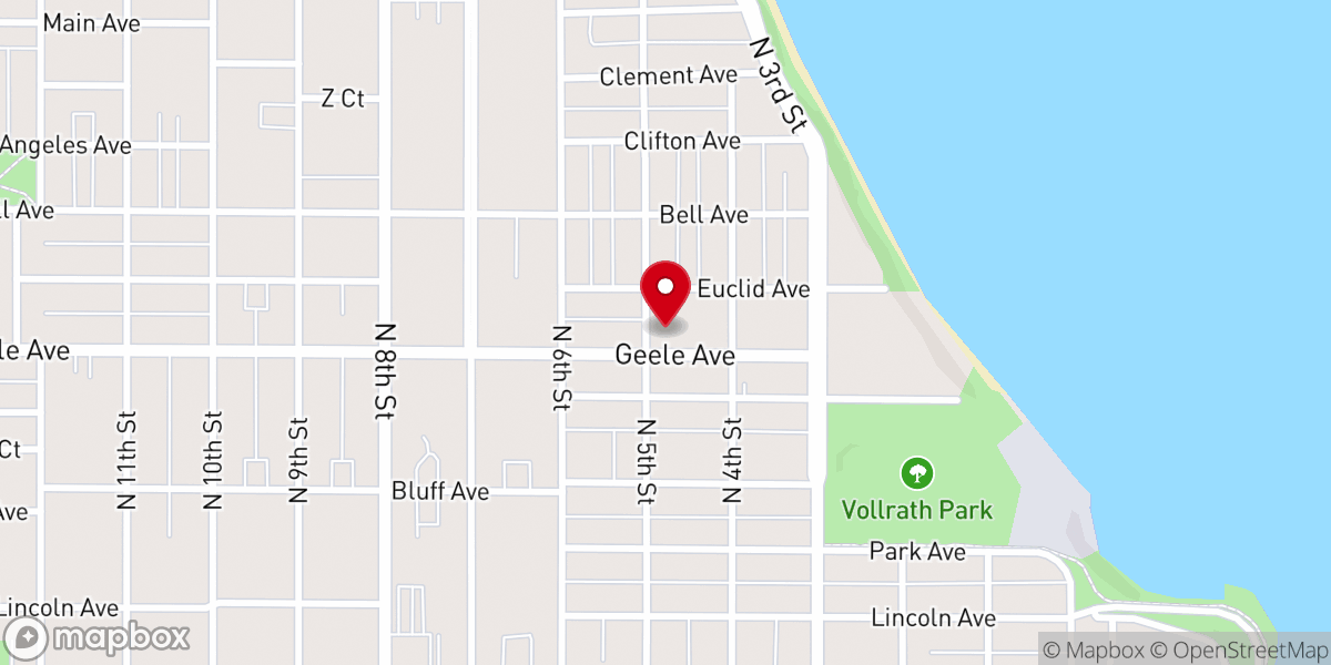 Map showing location of Christ Community Church