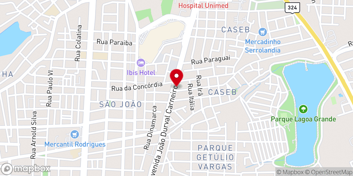 Map showing location of Paróquia Nossa Senhora de Fátima