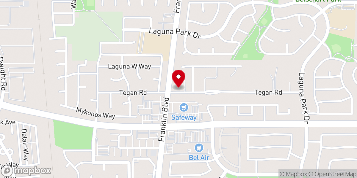 Map showing location of Jubilee Community Worship Center