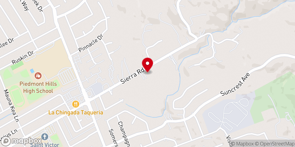 Map showing location of Christ the Life Lutheran Church