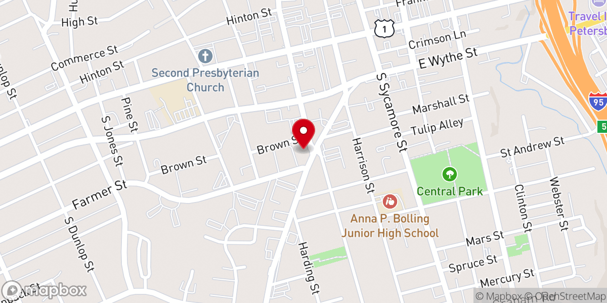 Map showing location of House Of Restoration Church