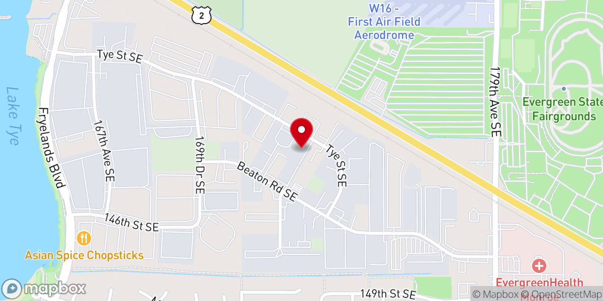 Map showing location of Iglesia de Cristo Ebenezer Monroe