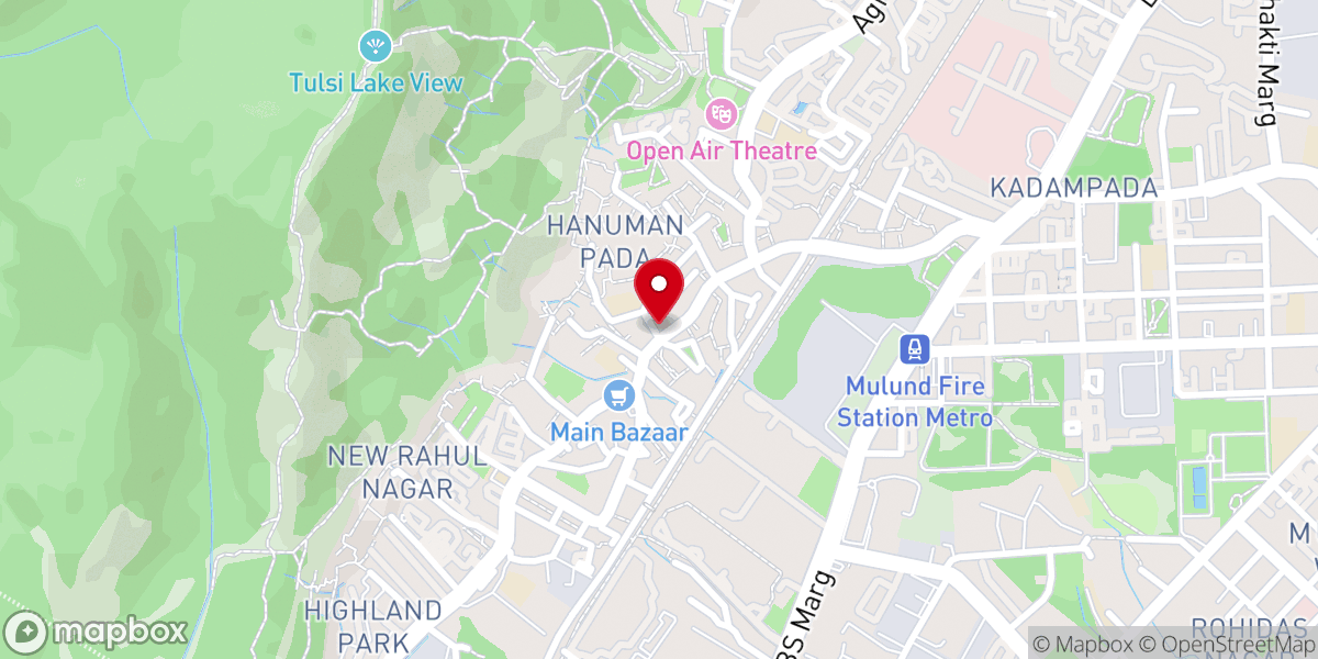 Map showing location of Parel CNI/CSI MM CHAPEL