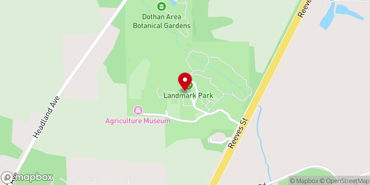 Map showing location of Headland Presbyterian Church