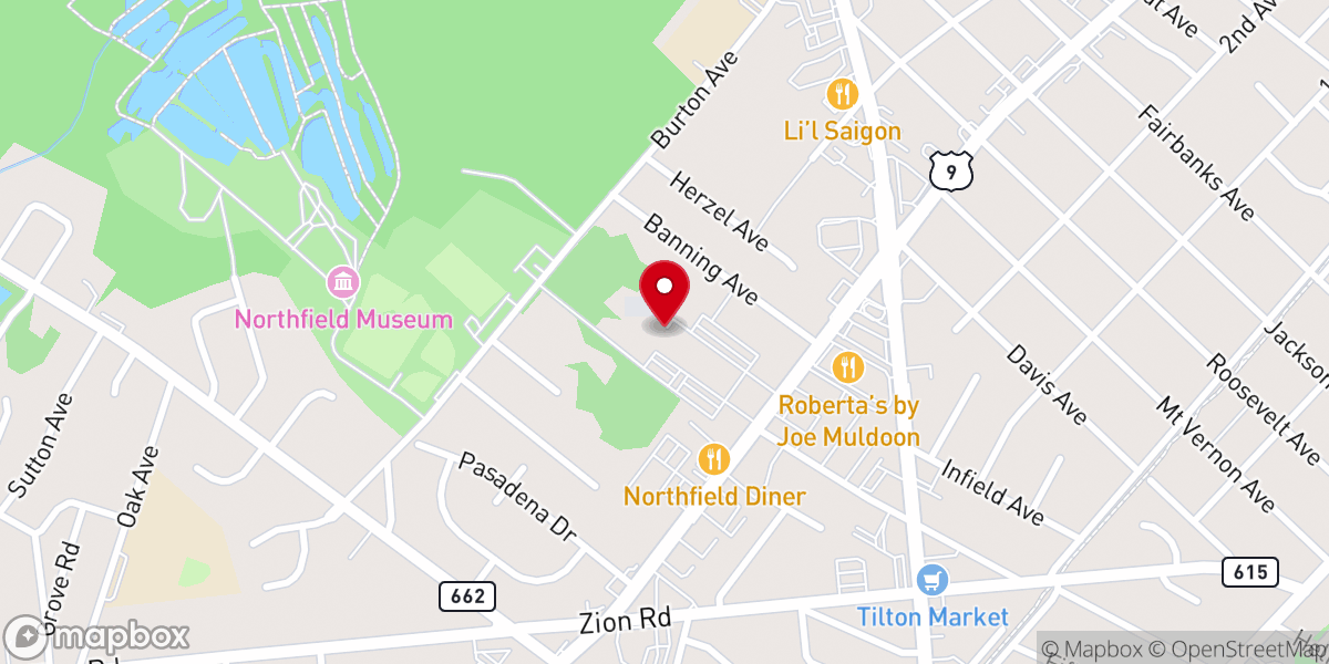 Map showing location of Family Memorial Hall - St. Gianna Beretta Mills Parish