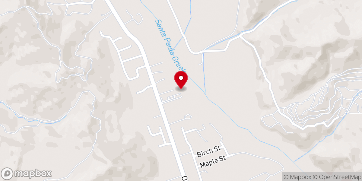 Map showing location of Church(w/ Paola)