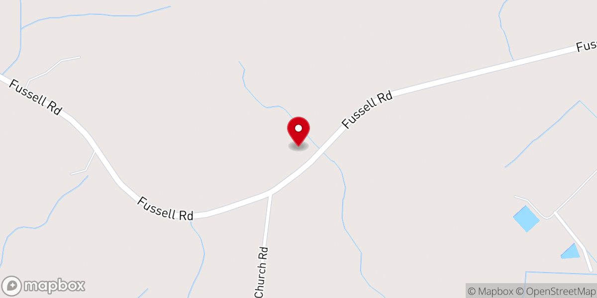 Map showing location of Friendship Missionary Baptist Church