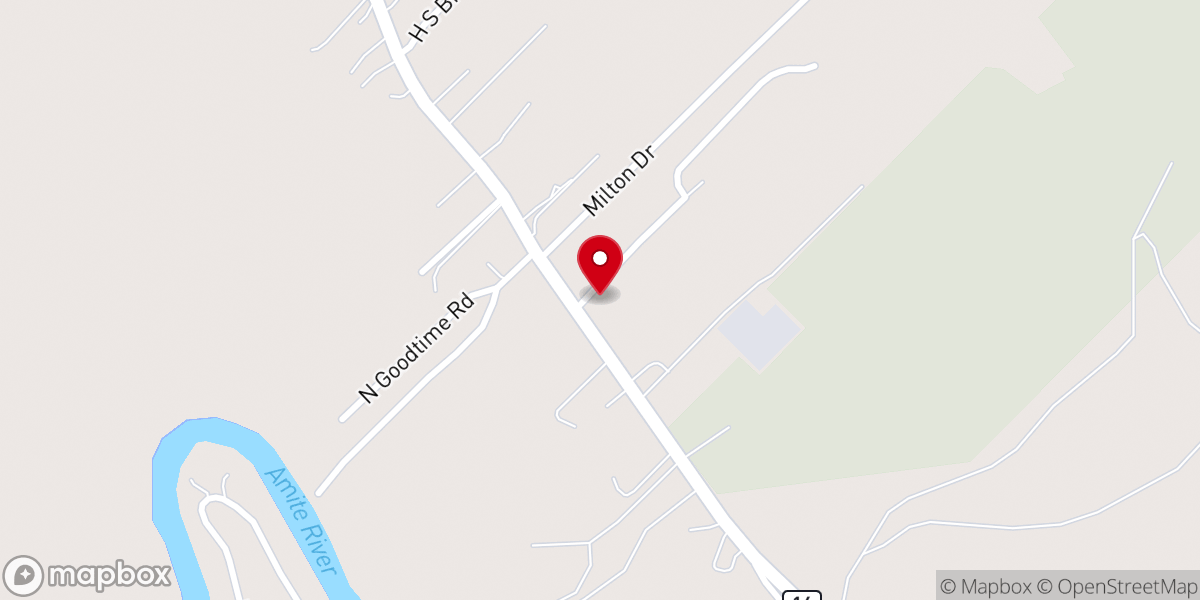 Map showing location of French Settlement Fire Department