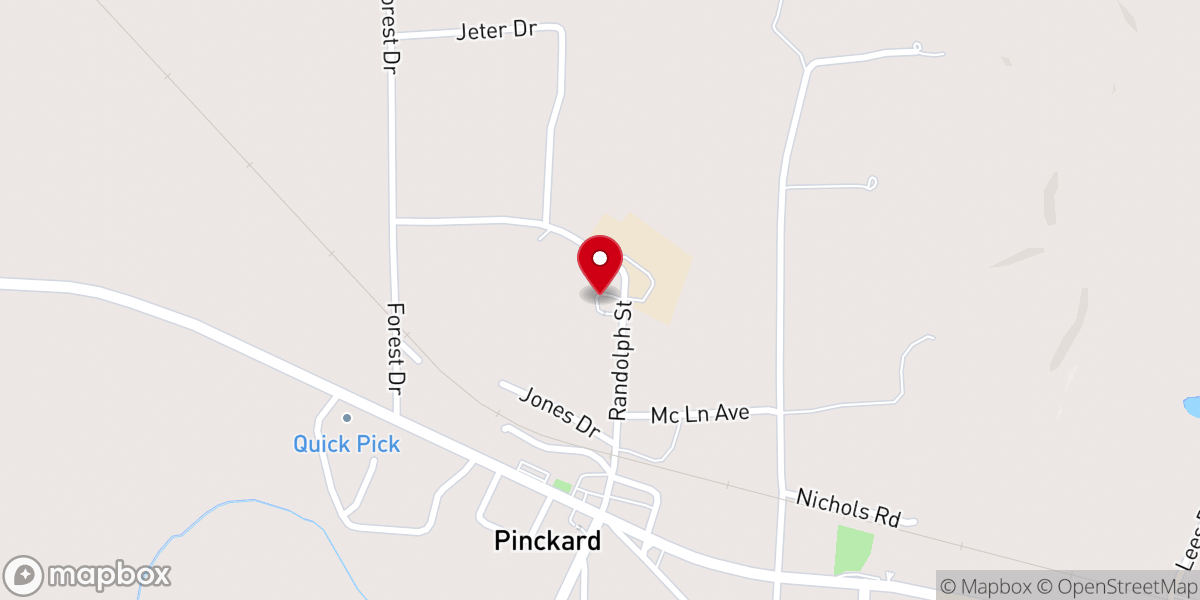 Map showing location of Greater Saint Paul Missionary Baptist Church