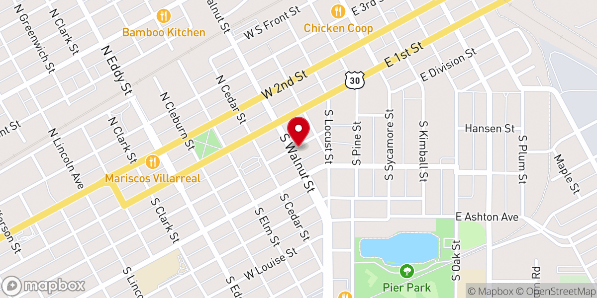 Map showing location of Iglesia Evangelica Bethania Pentecostal