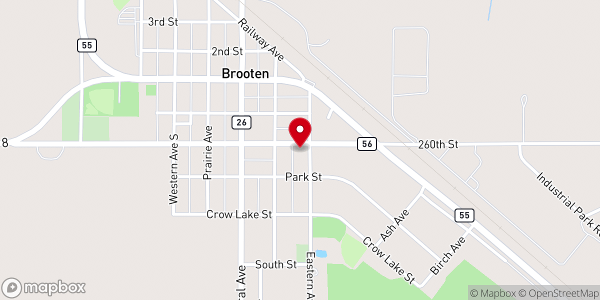 Map showing location of St Donatus Catholic Church