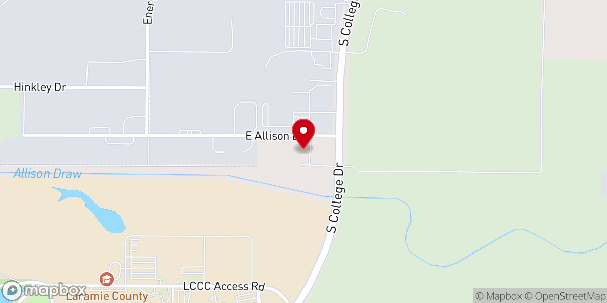 Map showing location of Lighthouse Baptist Church