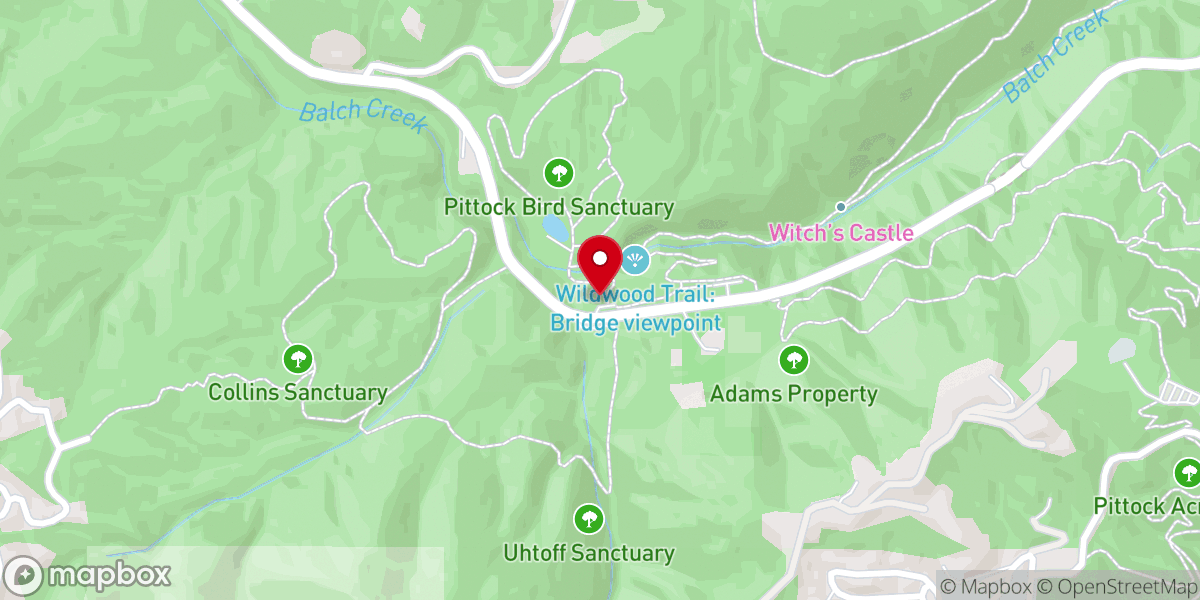 Map showing location of Belladonna Sanctuary