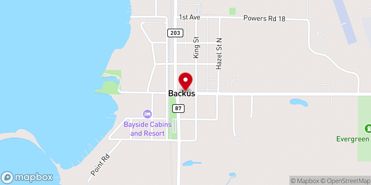 Map showing location of Seventh Day Adventist Church