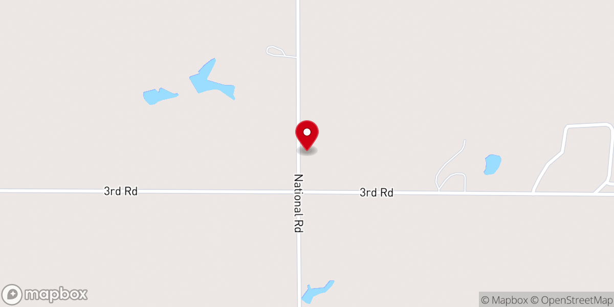 Map showing location of St John's Lutheran Church