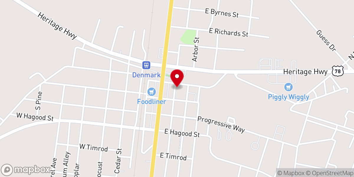 Map showing location of Amazing Grace Ministries